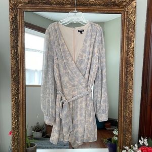 Express Nude and Light Blue Romper